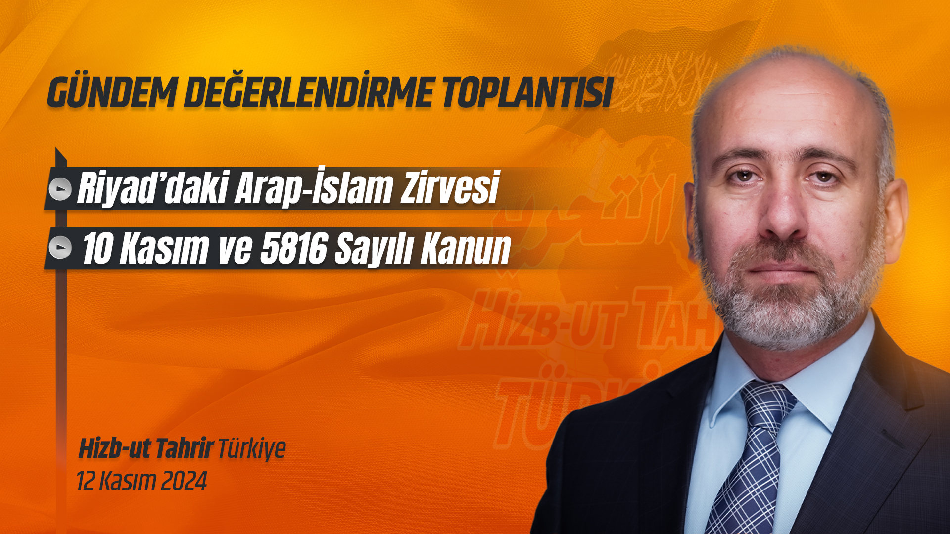 Haftalık Değerlendirme Toplantısı - 12 Kasım 2024